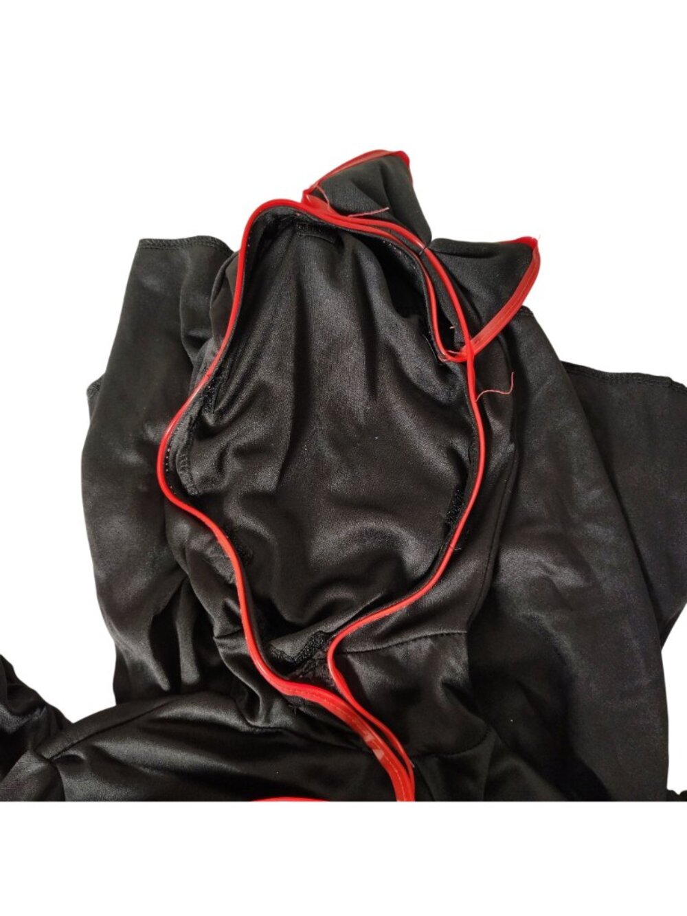 Celebrate! Girls M (7/8) EL Light-Up Stick Figure Hooded Dress Halloween Costume - Picture 6 of 7